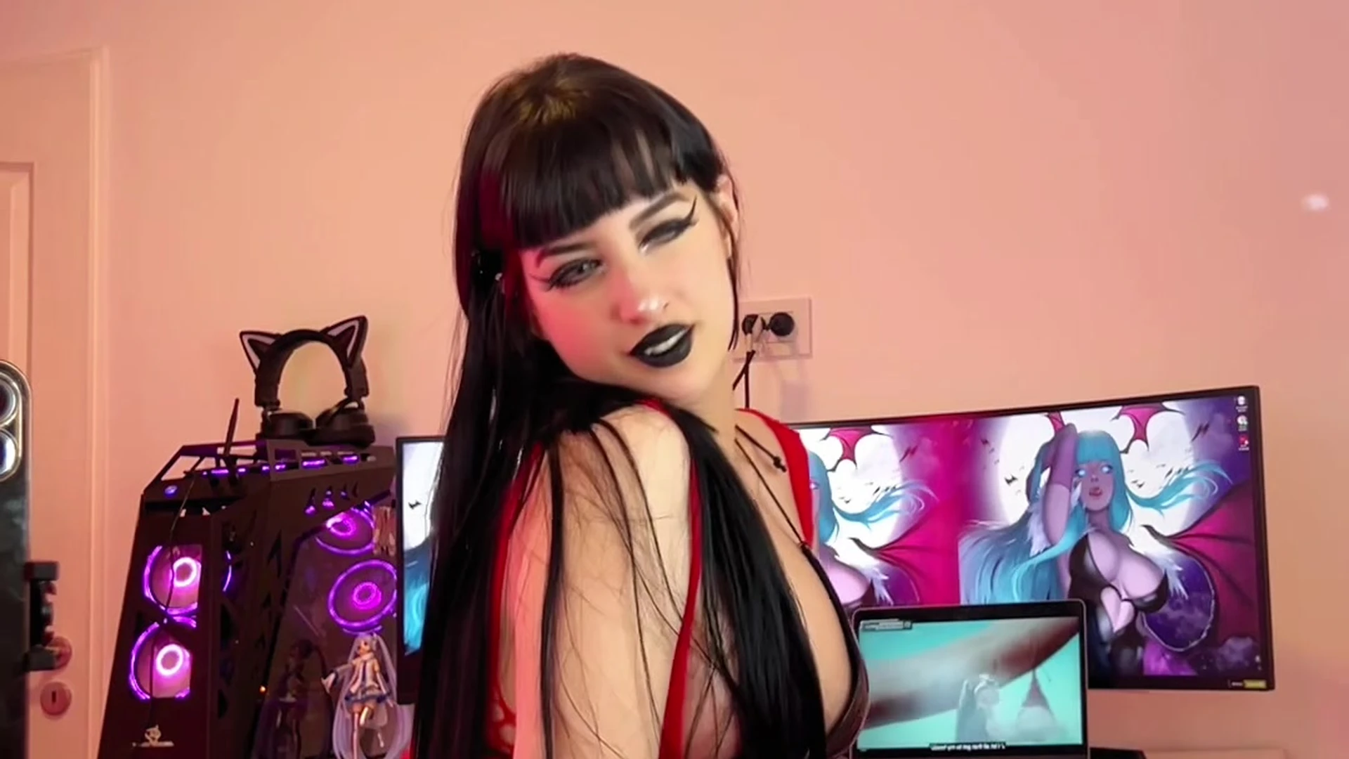 BABE Lewd Fake tits Demonmika leaked onlyfans pic