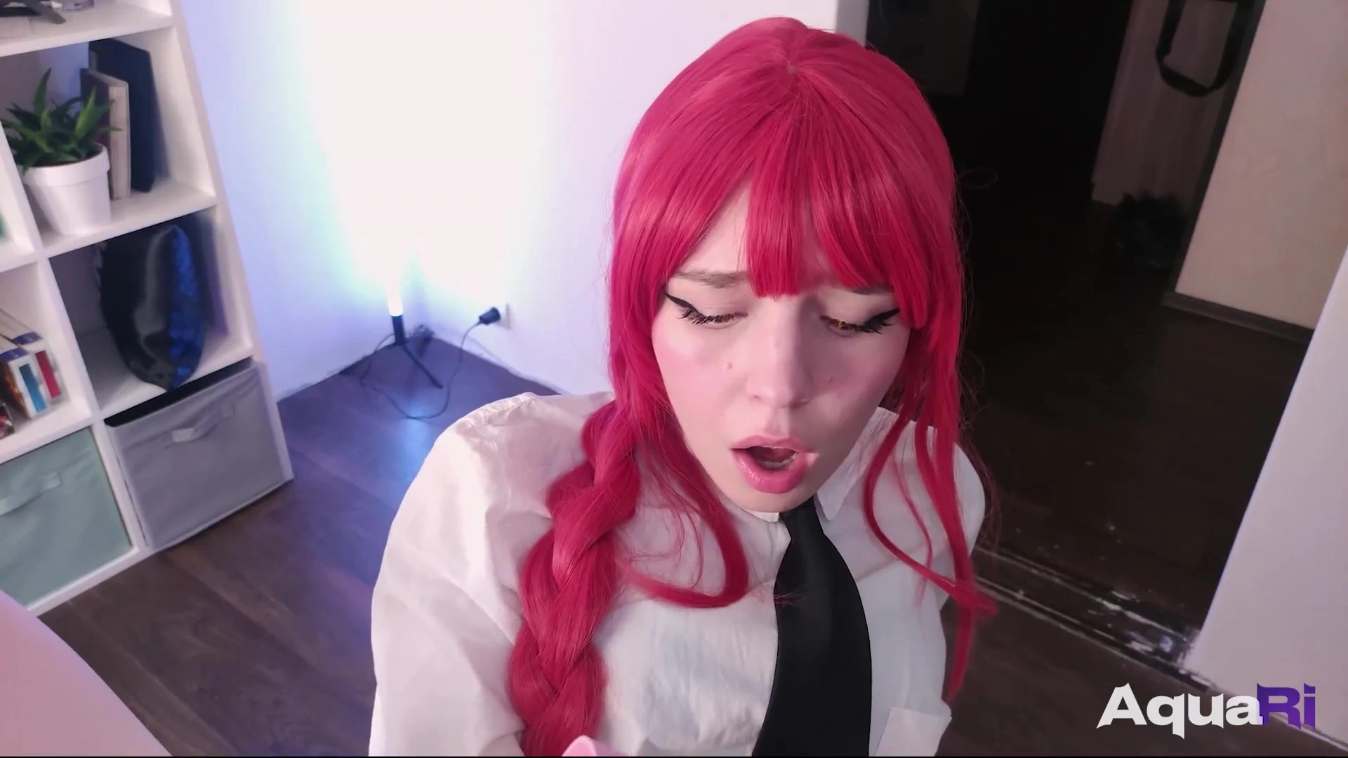 Epic Small tits Aqua Ri leaked sextape